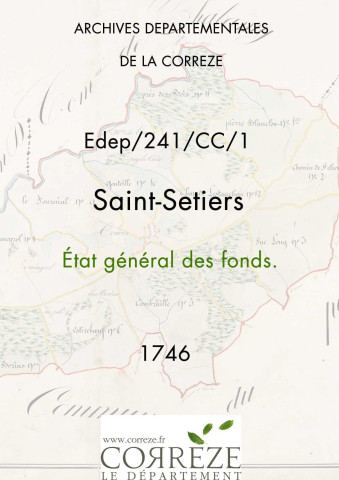 État général des fonds. 15 septembre-15 novembre 1746