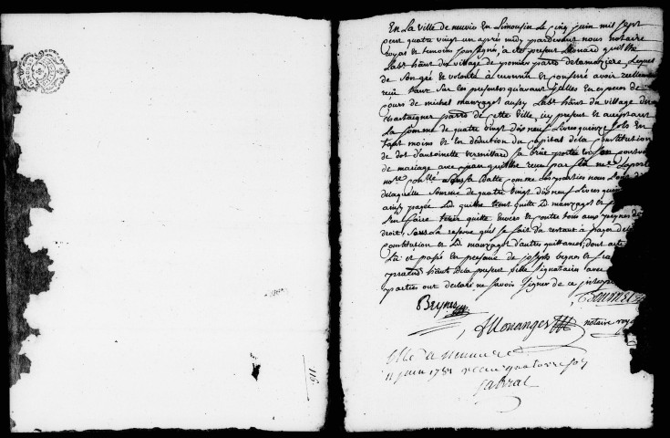 juin-décembre 1781