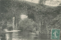Saint-Martial-Entraygues : "Beaux sites de la Corrèze - 110. Pont du Gibanel sur le Doustre".