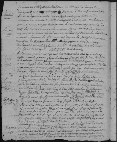 Baptêmes, mariages, sépultures (1753-1772)