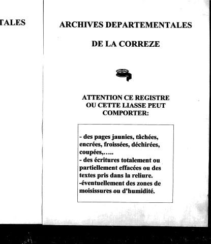 Naissances, mariages, décès (1863-1872)