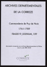 Plans des arpentages, plan des bois.