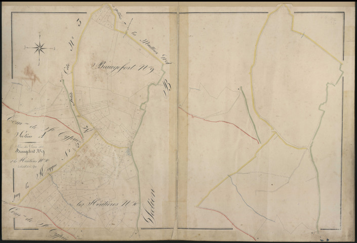 Sections A9-A10 de Beaugefert et des Héritières
