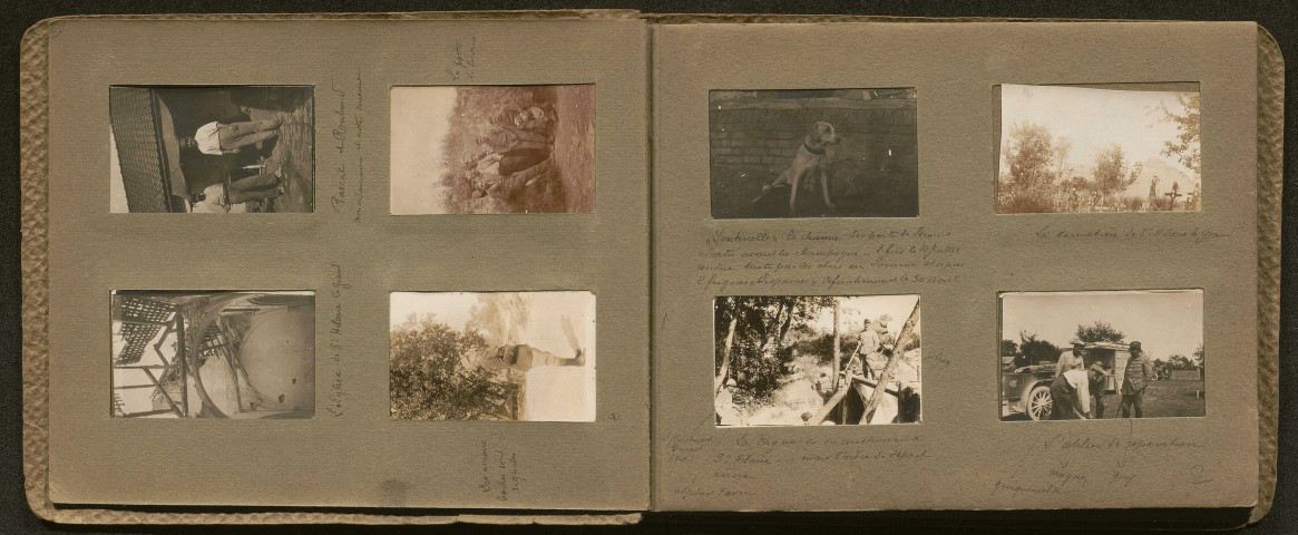 Vues générales de l'album photo.