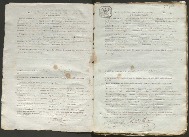 Mariages (1803-1848)