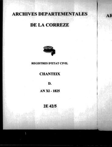 Décès (1803-1825)