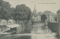 Tulle : "32 - Tulle - Lavoir sur la Corrèze".
