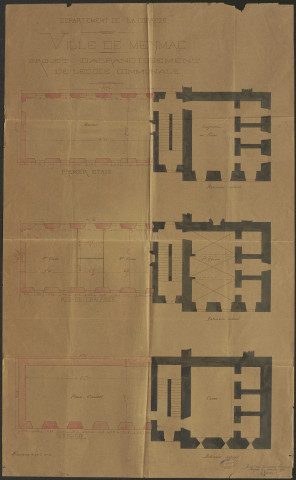 Construction scolaire et création d'une école au hameau du Vert.