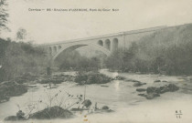 Uzerche : "Corrèze - 66 - Environs d'Uzerche, pont du Gour-noir".