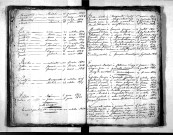 Tables décennales des mariages (1813-1822)