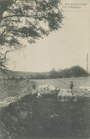 Folklore : "32. En Limousin - Un pâturage".