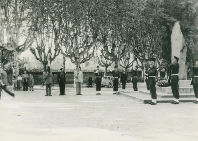 Commémoration de l'appel du 18 juin par la FNAR, section de la Corrèze.