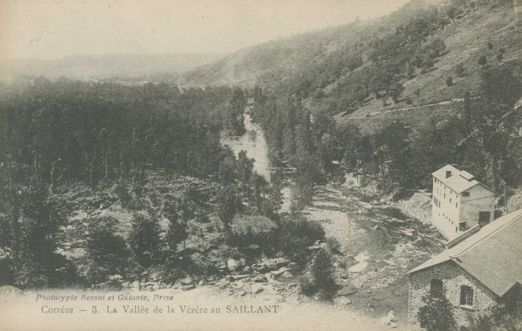 Voutezac : "Corrèze - 5. La vallée de la Vézère au Saillant".