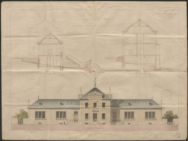 Maison d'école.