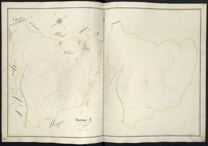 Section C2 du lieu-dit de Chaux