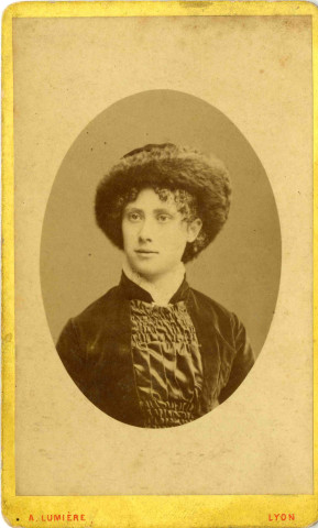 Portrait de Marie-Antoinette Chastang, épouse René Fourgeaud.