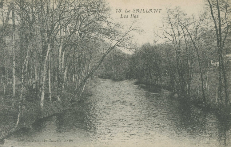 Voutezac : "Corrèze - 15. Le Saillant - Les îles".