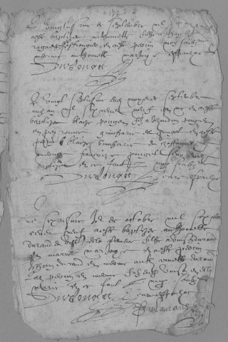 Baptêmes, mariages, sépultures (1611-1621)