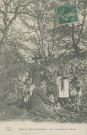 Folklore : "Types et scènes champêtres - 35 - La traite des chèvres".