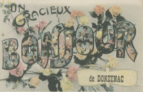 Donzenac : "Un gracieux bonjour de Donzenac".