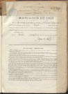 Naissances, mariages, décès (1923-1932).