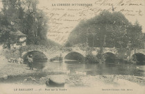 Voutezac : "La Corrèze pittoresque - Le Saillant - 73 - Pont sur la Vezère".