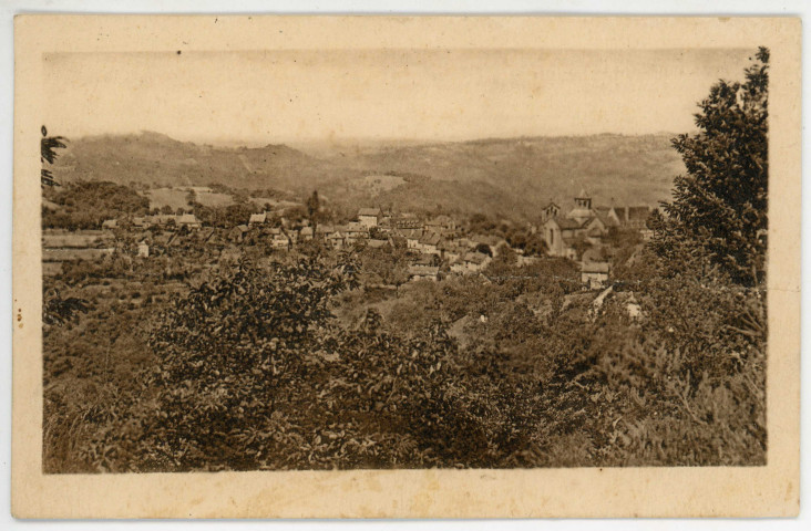 Obazine [Aubazine] : vue générale.