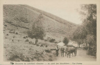 Le Lonzac : "Environs du Lonzac (Corrèze) - Au pied des Monédières - Une ferme".