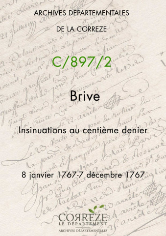 8 janvier 1767-7 décembre 1767