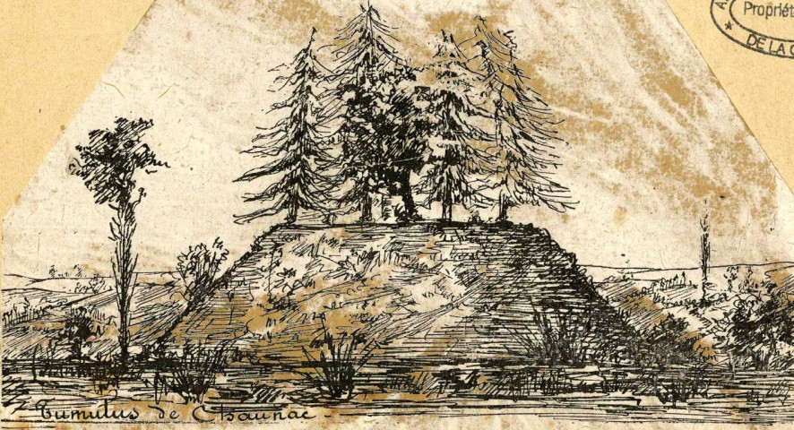 "Tumulus de Chaunac".