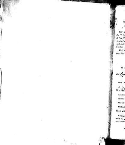 Naissances, mariages, décès (1813-1822)