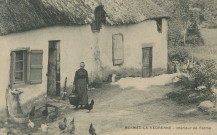 Meymac : "Meymac - la-Vedrenne - Intérieur de ferme".