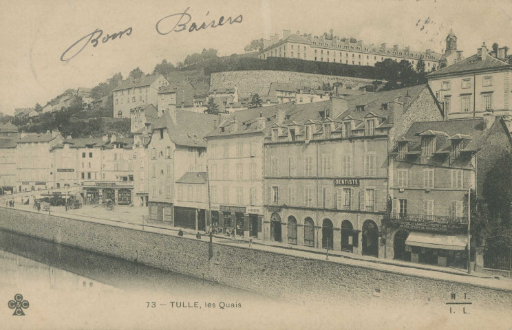 Tulle : "73 - Tulle, les quais".