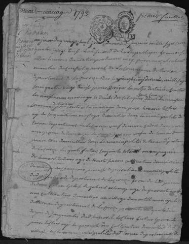 Mariages (1793-1802)