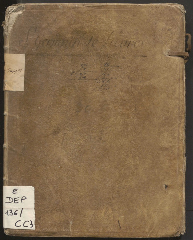 Relevé de l'arpentement général, paroisse de Saint-Germain-le-Lièvre