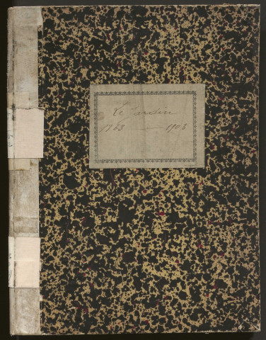 Tables décennales des mariages (1863-1872)