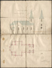 Édifices et travaux. - Ecoles. Eglise. Chapelle de Belpeuch : création d'un cimetière ; concession ; monument aux morts.