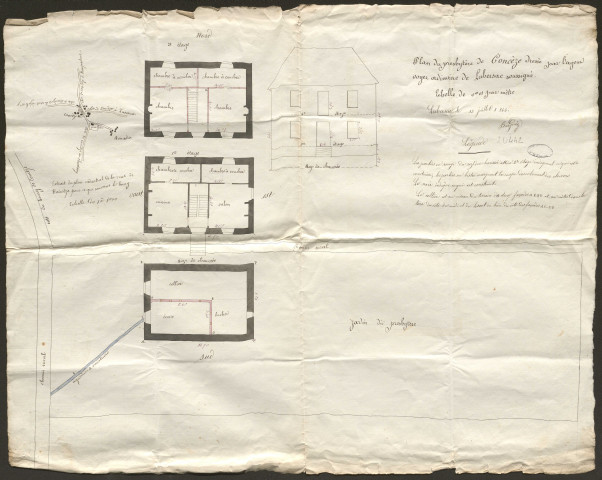 Eglise. Presbytère.