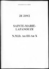 Naissances, mariages, décès (1795-1802)