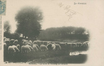 Saint-Priest-de-Gimel : "La Corrèze - Gimel. - Le soir à l'étang de Brach".
