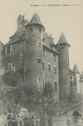Uzerche : "Corrèze - 6 - Uzerche, château Pontier".