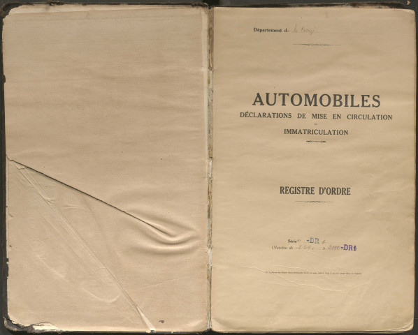 N° 1 à 2000 (DR 1)