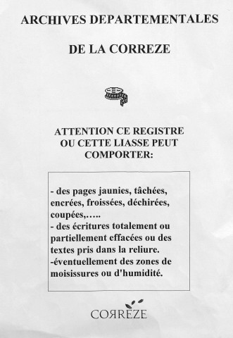 Mariages (1820-1838)