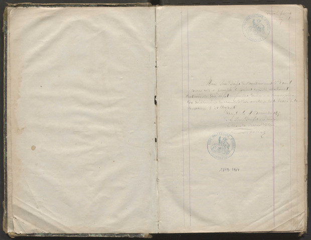 Délibérations du conseil municipal. 16 novembre 1879-18 décembre 1904