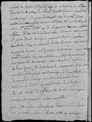 Mariages, table des mariages (1793-1802)