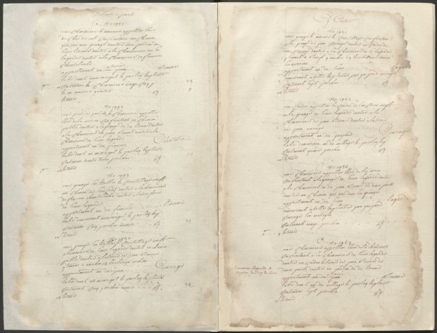 État général des fonds. 1748