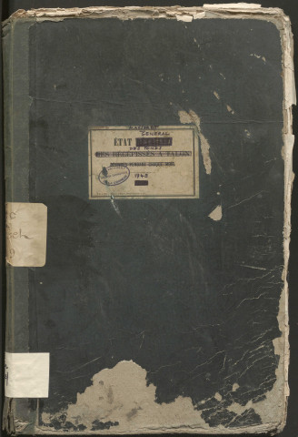 État général des fonds.