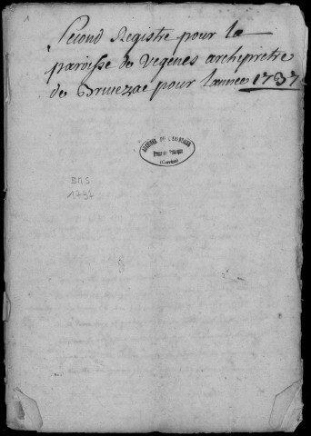 Baptêmes, mariages, sépultures (1737-1762)
