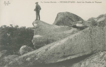 Peyrelevade : "La Corrèze illustrée - Peyrelevade - Autel des druides de Vinzanet".