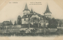 Espagnac : "112 - Corrèze. - Château de Puy-de-Val, près Saint-Martial-de-Gimel".
